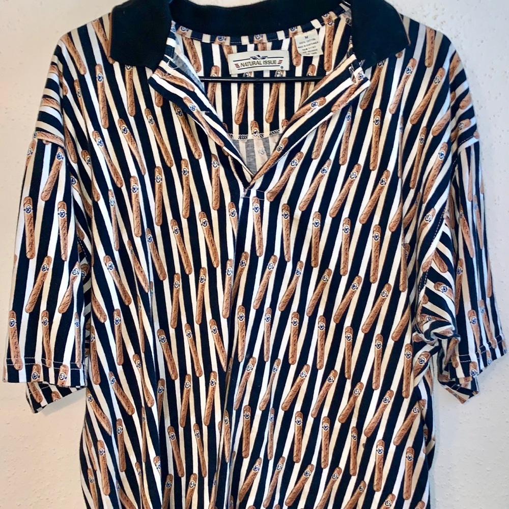 Natural Issue Cigar Striped Shirt